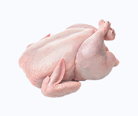 Vacuum-packed chicken